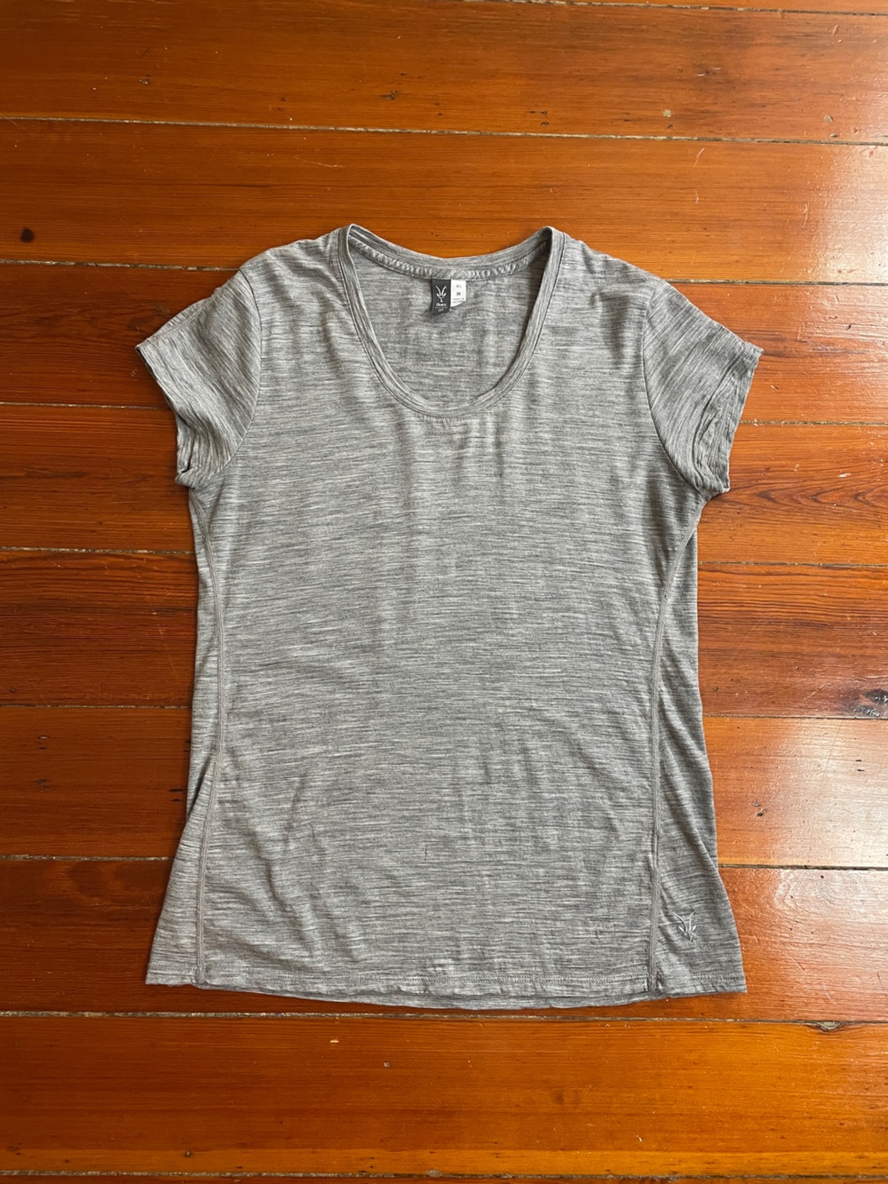Ibex OD Merino Wool Heather Gray T Shirt Women’s M 💚🎀